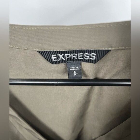 Express Sleeveless Jumpsuit Olive Green Size Small - Picture 5 of 7